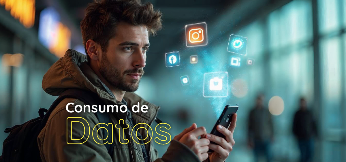 Conoce el consumo de datos de las apps que más usas y prepara tu viaje